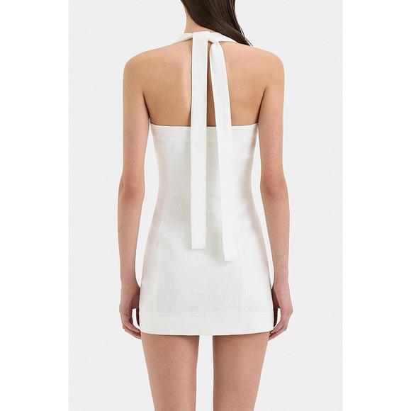 knee length dresses for ladies Sir. Multicoloured Roisin Halter Midi Dress
